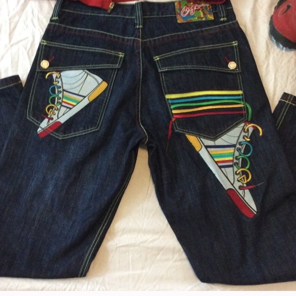 COOGI Other - Men’s Coogi Embroidered Sneakers Dark Wash Jeans